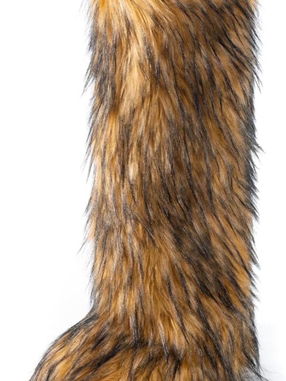 Fur knee boots